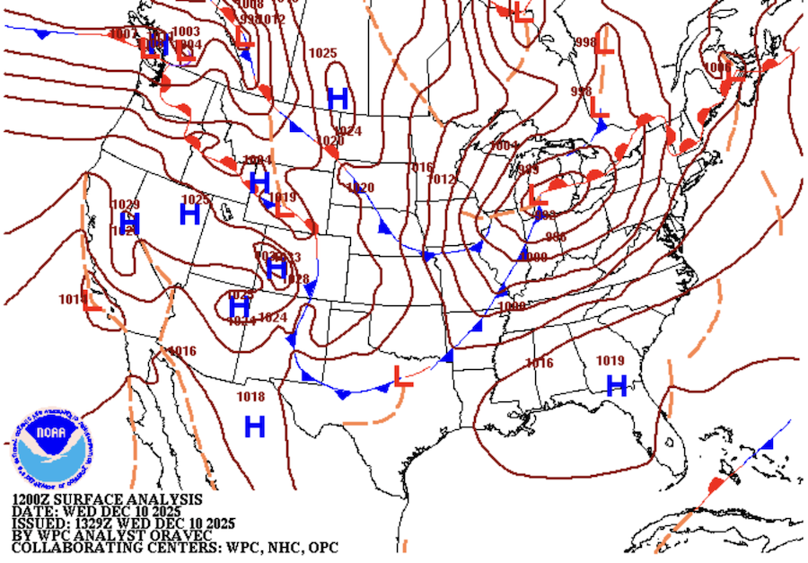 NOAA 7 Day Map